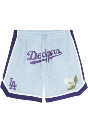 New Era Shorts, Herre, Blå, XL, Polyester, MLB Blomstret Blå Sports Shorts