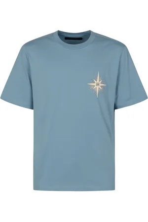 AMIRI Top, Herre, Blå, XL, Bomuld, Starburst Tee