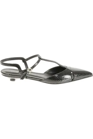 SERGIO LEVANTESI Sko, Dame, Sort, 39 EU, Læder, Elegant Italiensk Slingback Sko