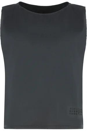 Maison Margiela Top, Dame, Sort, S, Bomuld, Vintage Bomuld Tank Top