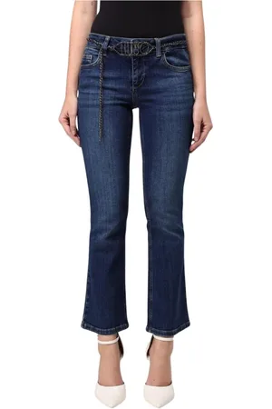 Liu Jo Jeans, Dame, Blå, W27, Uld, Klassiske Bootcut Jeans til Kvinder