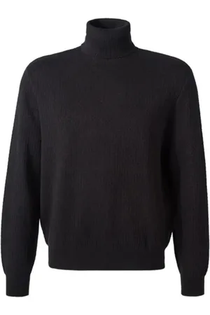 Armani Exchange Strik, Herre, Sort, M, Uld, Stilfulde Sweaters til enhver lejlighed