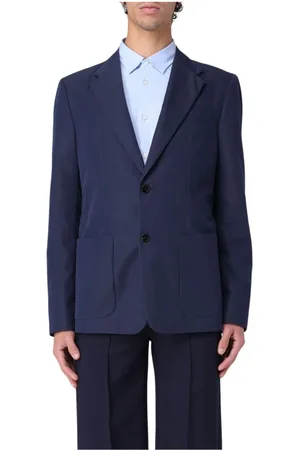 Gucci Jakke, Herre, Blå, L, Blå Enkeltknap Blazer