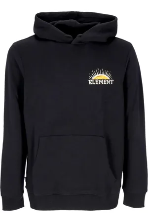 Element Sweathshirts & Hoodies, Herre, Blå, XL, Bomuld, Sort Flint Hoodie med Tilpasset Logo