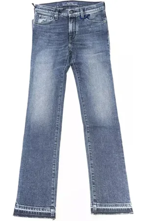 Jacob Cohen Jeans, Dame, Blå, W26, Bomuld, Blå Slim Fit Dame Jeans