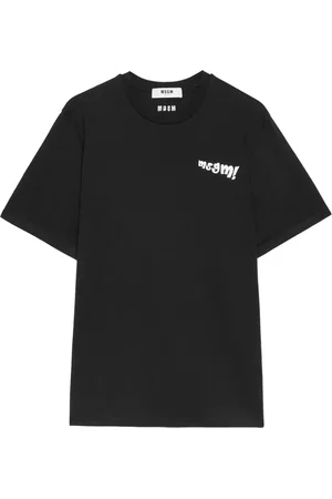 Msgm Top, Herre, Sort, M, Sorte T-shirts og Polos