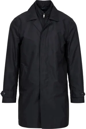 FAY Frakke, Herre, Blå, 3XL, Blå Teknisk Stof Jakke