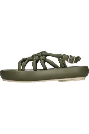 Patrizia Bonfanti Sko, Dame, Grøn, 36 EU, Læder, Sandal Grøn