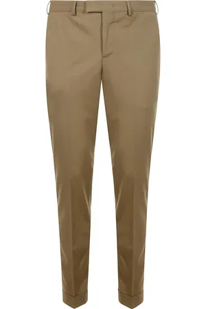 PT Torino Bukser, Herre, Brun, 2XL, Uld, Hazelnut Skræddersyede Bukser til Elegant Stil