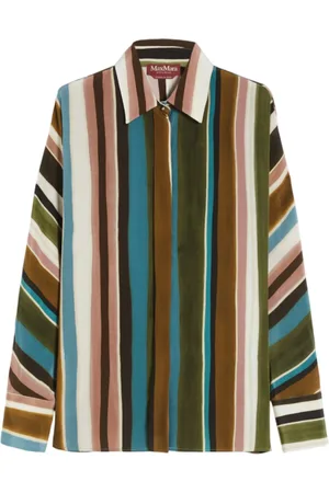 Max Mara Bluser & Skjorter, Dame, Flerfarvet, S, Uld, MultiColour Arpe Skjorter
