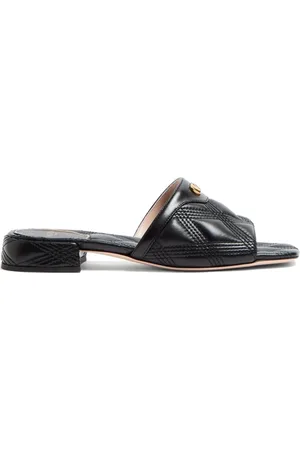 VALENTINO GARAVANI Sko, Dame, Sort, 37 EU, Uld, Sorte Sandaler til Stilfuldt Look