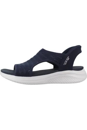 Skechers Sko, Dame, Blå, 38 EU, Ultra Flex 3.0 Sun Sandaler