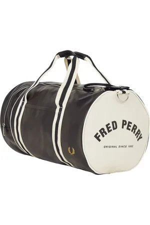 Fred Perry Taske, Herre, Sort, ONE SIZE, Uld, Sort Classic Barrel Bag Tilbehør
