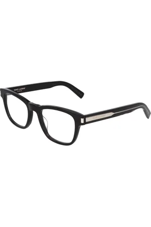Saint Laurent Tilbehør, unisex, Sort, 52 MM, Firkantet stel briller SL 664