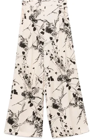 SEMICOUTURE Bukser, Dame, , XS, Blomstret Silke Edwina Kjole