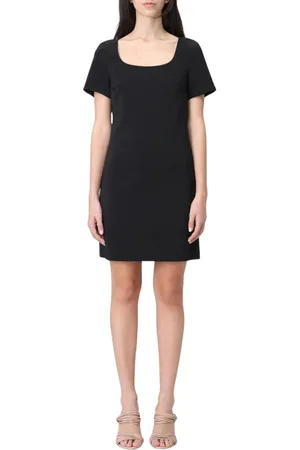 Patrizia Pepe Kjole, Dame, Sort, 2XS, Sort Mini Kjole til Kvinder