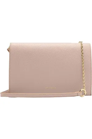 Coccinelle Taske, Dame, Lyserød, ONE SIZE, Uld, Grained Leather Mini Taske med Rosette