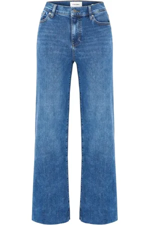 Frame Jeans, Dame, Blå, W27, Denim, Blå Vasket Denim Jeans