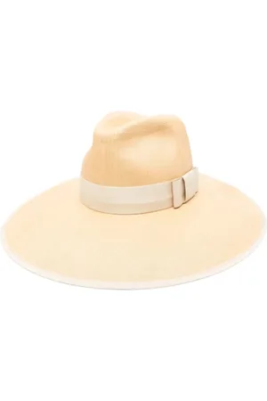 Alexander McQueen Tilbehør, Dame, Brun, L, Bredskygget Brun Hat til Kvinder