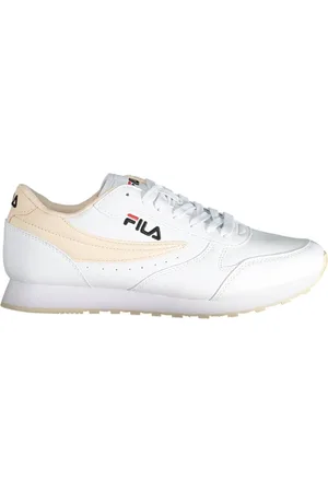 Fila Sko, Dame, Hvid, 40 EU, Sporty Snøresko Hvid Kontrastdetaljer