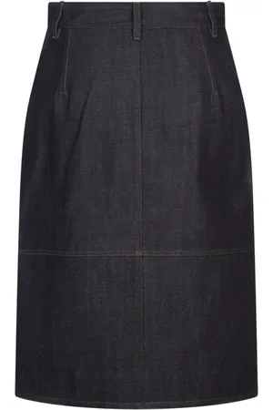 Jil Sander Nederdel, Dame, Blå, S, Bomuld, Blå Bomuld Nederdel