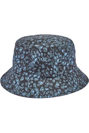 Paul Smith Tilbehør, Herre, Flerfarvet, S, Bomuld, Leopard Print Fiskehat Blå Multi
