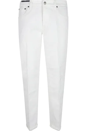 PT Torino Jeans, Herre, Hvid, W31, Uld, Stilfulde Reggae Jeans til Mænd