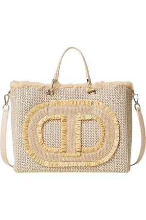 Twin-Set Taske, Dame, , ONE SIZE, Uld, Stilfuld håndtaske med skulderrem