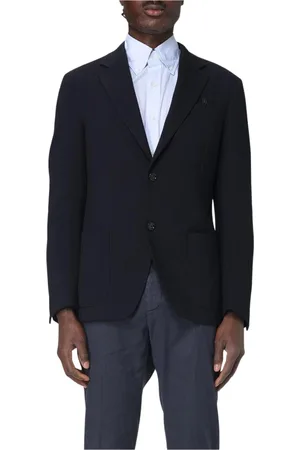 LARDINI Jakke, Herre, Blå, M, Marineblazer Notch Revers