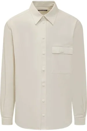 Dolce & Gabbana Skjorte, Herre, Hvid, XL, Bomuld, Off- Button-Up Skjorte