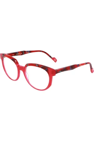 Etnia Barcelona Tilbehør, unisex, Rød, 51 MM, Vintage Runde Briller Wintour Model