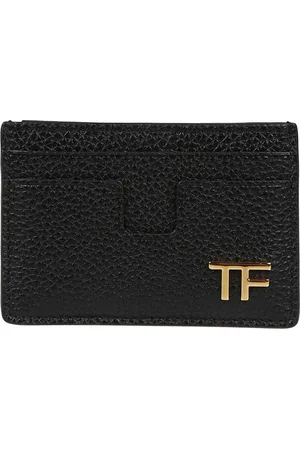 Tom Ford Tilbehør, Herre, Sort, ONE SIZE, Uld, Stilfulde Punge og Kortholdere