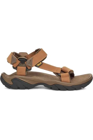 Teva Sko, Herre, Brun, 48 1/2 EU, Læder, Brun Herresandal - Sommerkollektion