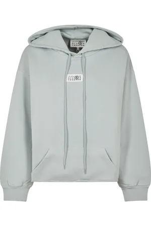 Maison Margiela Sweathshirts & Hoodies, Dame, Blå, XS, Uld, Stilfulde Sweaters Kollektion