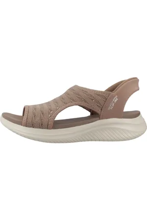 Skechers Sko, Dame, Brun, 38 EU, Ultra Flex 3.0 Sun Sandaler