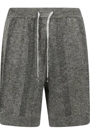 Maison Margiela Shorts, Herre, Grå, L, Polyester, Shorts i polyester og hør med snøre