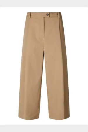 save the duck Bukser, Dame, Brun, XS, Beige Wide Leg Bukser
