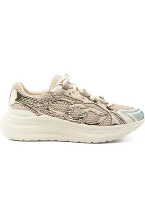Casadei Sko, Dame, Gul, 36 EU, Uld, Gyldne Sneakers Stilfulde Mode Sko