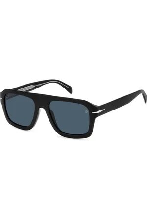 DB EYEWEAR BY DAVID BECKHAM Tilbehør, Herre, Sort, 54 MM, Sort/Blå Solbriller DB 7127/S