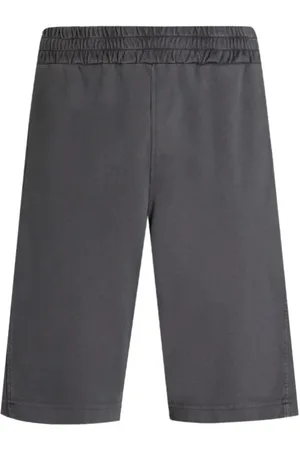 Dolce & Gabbana Shorts, Herre, Grå, XL, Bomuld, Grå Jersey Shorts med Lommer og Elastisk Talje