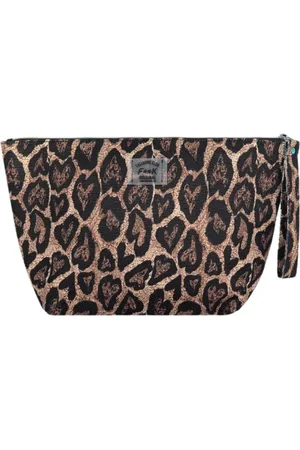 F**K Taske, Dame, Flerfarvet, ONE SIZE, Fantasi Canvas Clutch med Lynlås