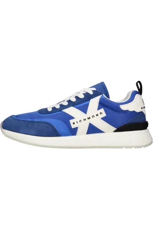 John Richmond Sko, Herre, Blå, 42 EU, Læder, Sneakers Blå