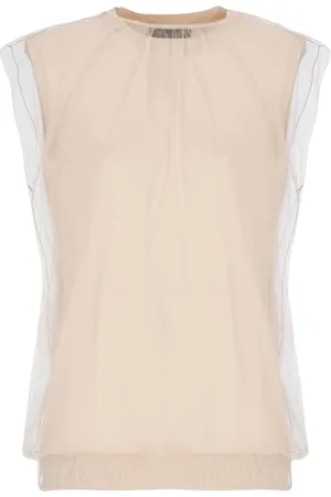 Fabiana Filippi Strik, Dame, Lyserød, M, Cashmere, Luksuriøs Cashmere Blend Sweater
