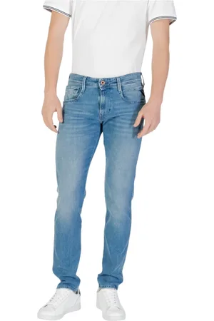Replay Jeans, Herre, Blå, W31 L32, Bomuld, Moderne Slim Fit Jeans til Mænd