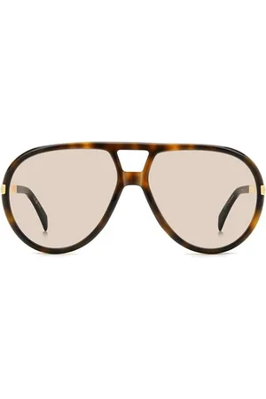 DB EYEWEAR BY DAVID BECKHAM Tilbehør, unisex, Brun, 61 MM, Uld, Stilfulde solbriller til moderne look