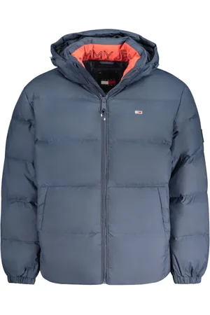 Tommy Hilfiger Jakke, Herre, Blå, 2XL, Polyester, Blå Polyester Herrejakke