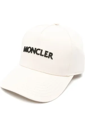 Moncler Tilbehør, unisex, , ONE SIZE, Bomuld, Broderet kasket med touch-strop lukning