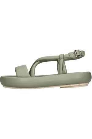 Patrizia Bonfanti Sko, Dame, Grøn, 40 EU, Læder, Sandaler Grøn