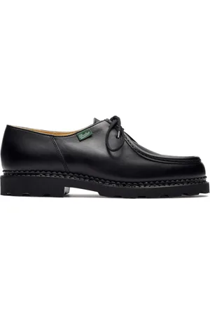 Paraboot Sko, Herre, Sort, 45 EU, Læder, Sort læder Derby Sneakers