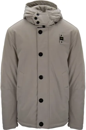 Blauer Jakke, Herre, , XL, Uld, Herre Lynlås Jakke med Knap